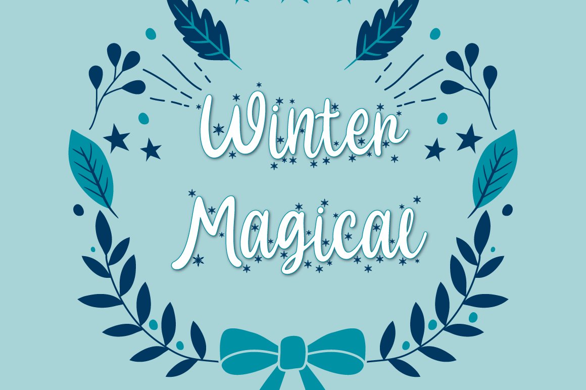 Winter Bells - Christmas Font – MasterBundles