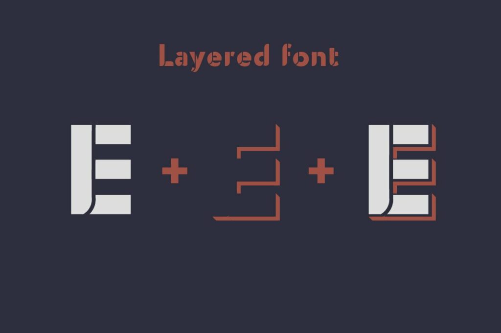 Engine - layered vintage font. – MasterBundles