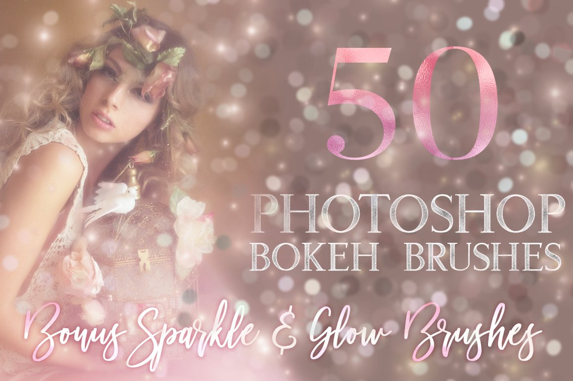 50 Bokeh Photoshop Brushespreview image.