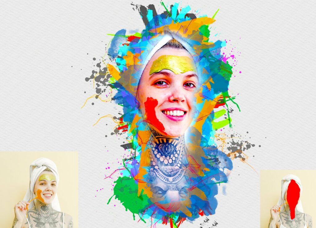 Smart Watercolor Photoshop Action – MasterBundles