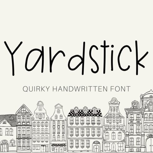 Yardstick Fun and Quirky Font cover image.