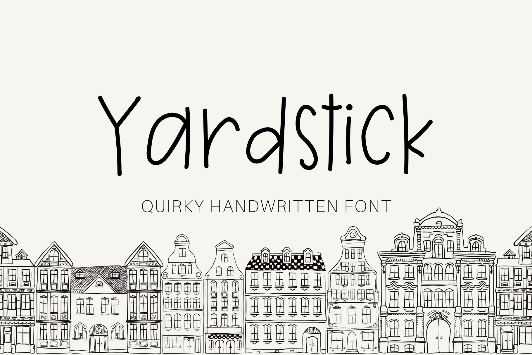 Yardstick Fun and Quirky Font cover image.