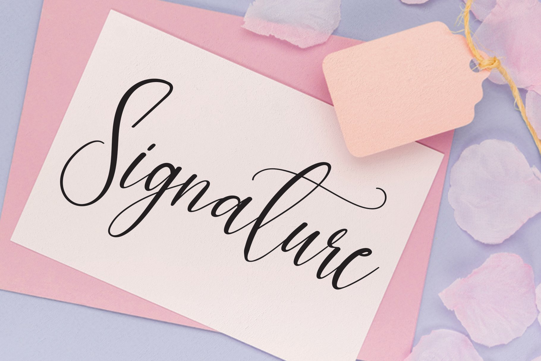 Sublimation | Script Font preview image.