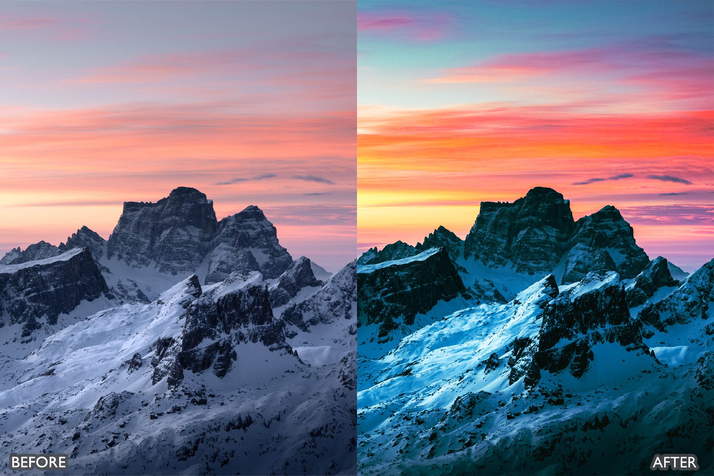 Snow Landscape Presets For Lightroompreview image.
