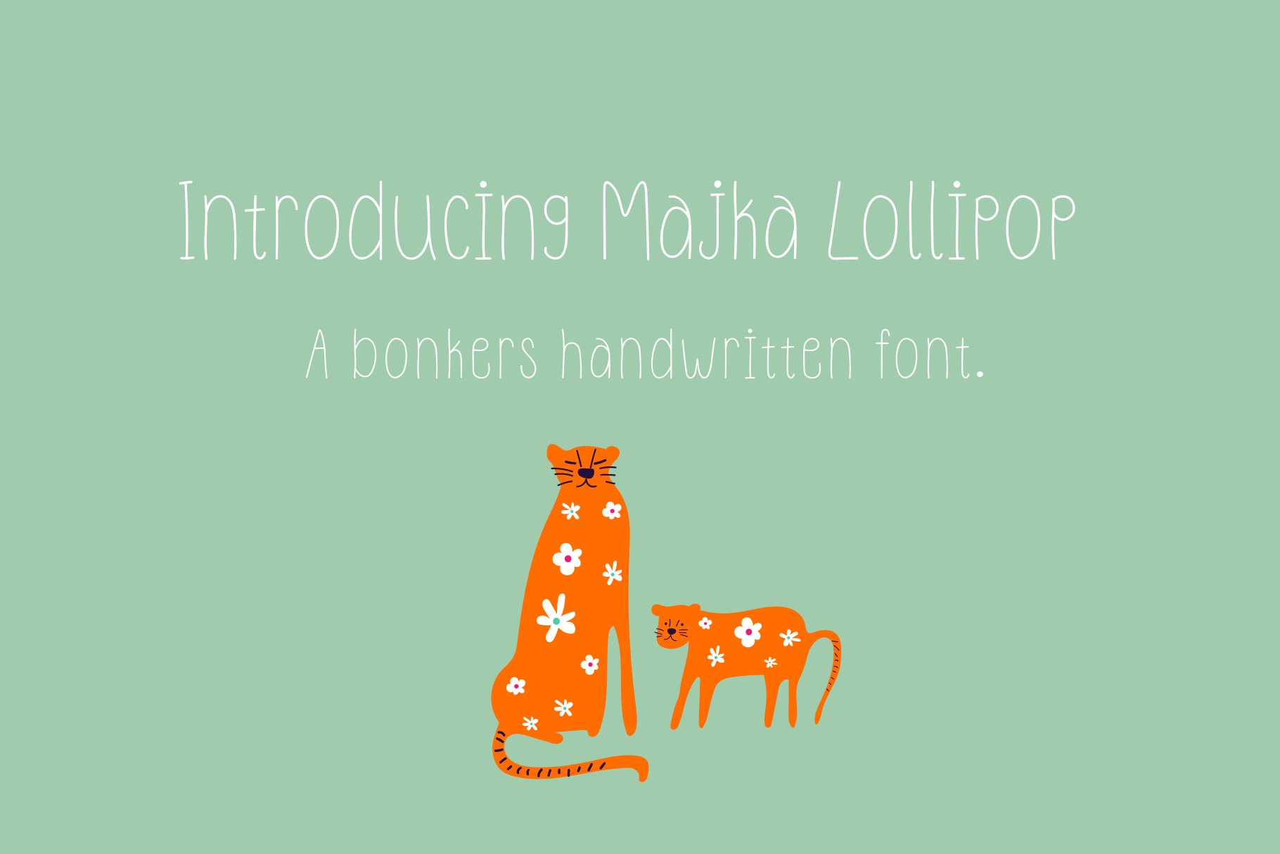 Majka Lollipopis Fun & Quirky Font preview image.