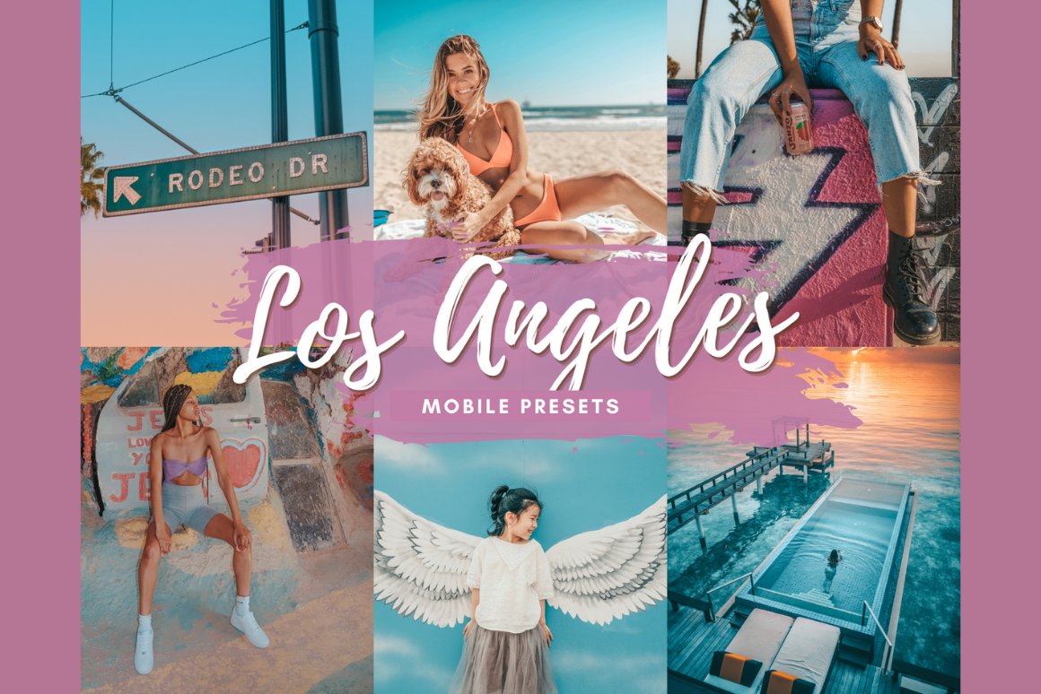 LOS ANGELES Mobile Lightroom Presetcover image.