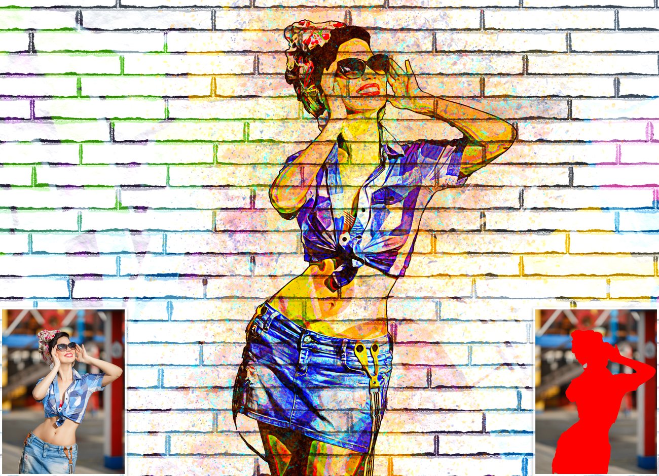 Street Art Photoshop Action,street apreview image.