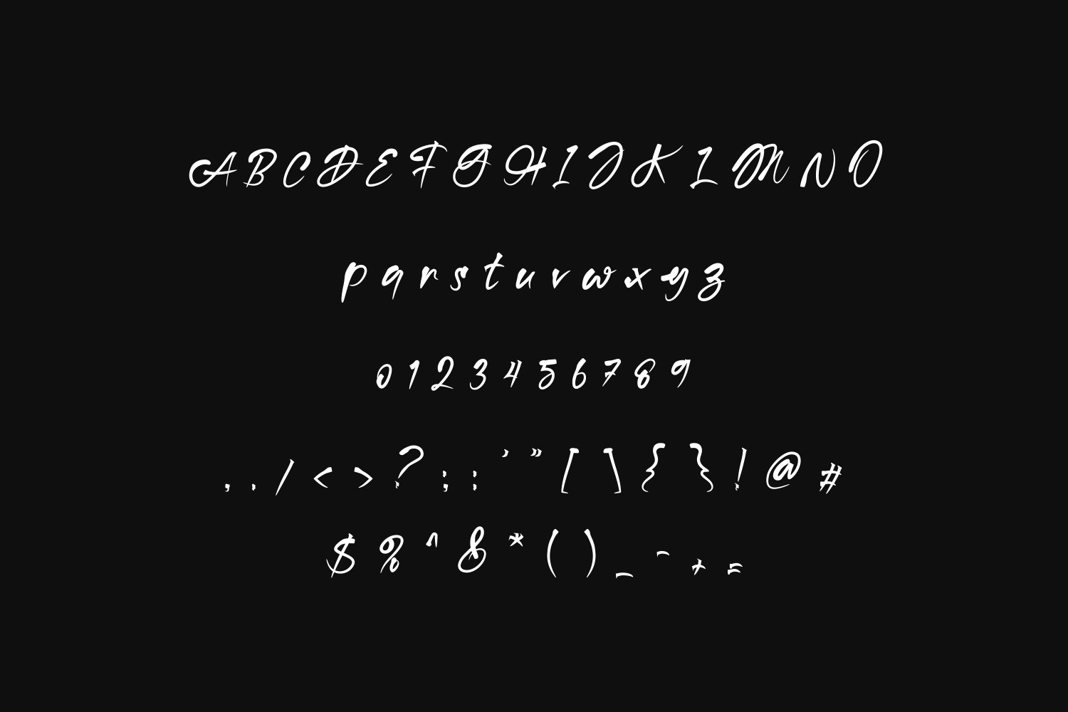 A black background with a white font and numbers.