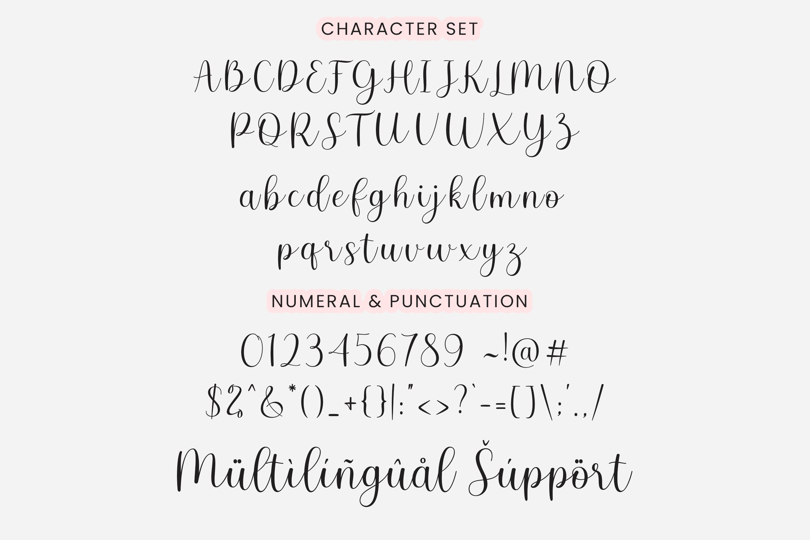 A set of handwritten font and numbers.
