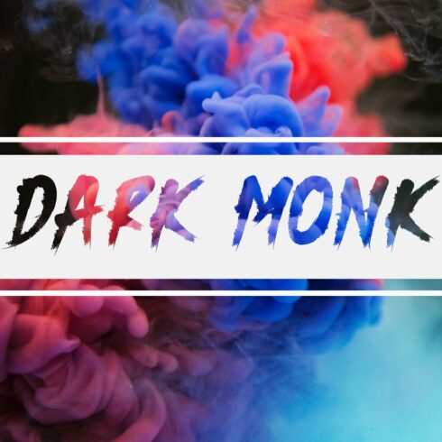 Dark Monk - Brush Font cover image.