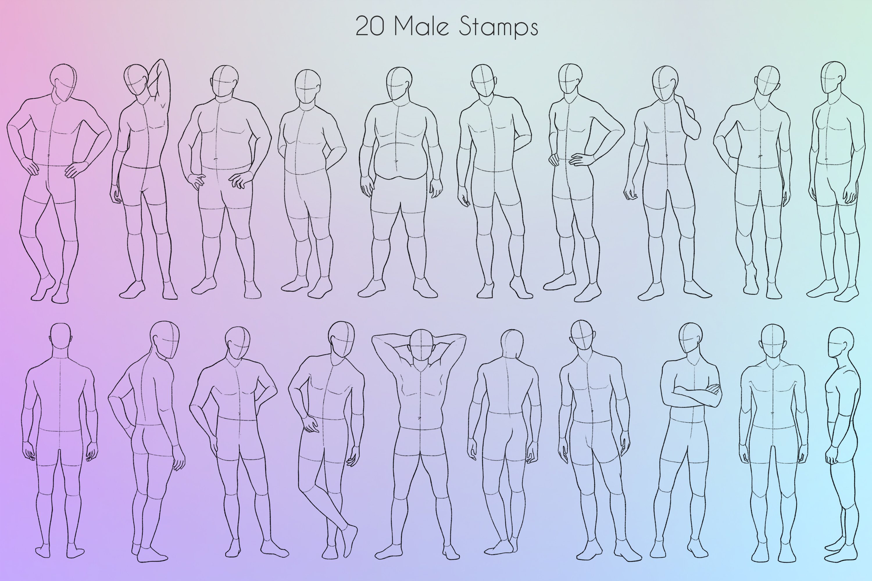 male standing pose Archives - Draw it, Too!