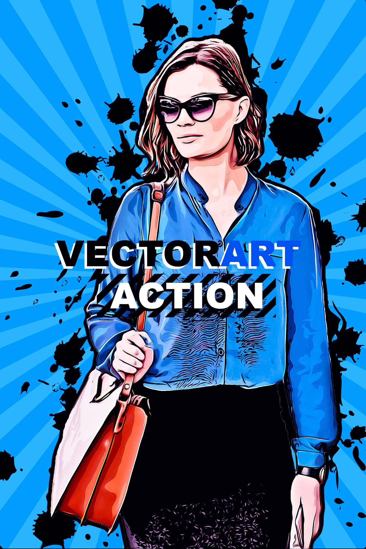 VectorArt Photoshop Actionpreview image.