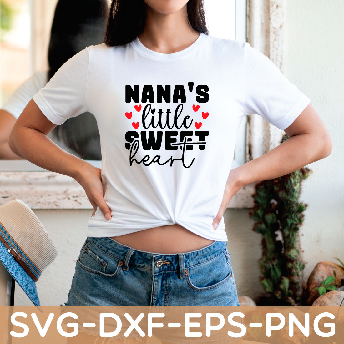 nana\'s little sweetheart shirt preview image.
