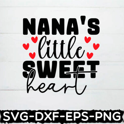 nana\'s little sweetheart shirt cover image.