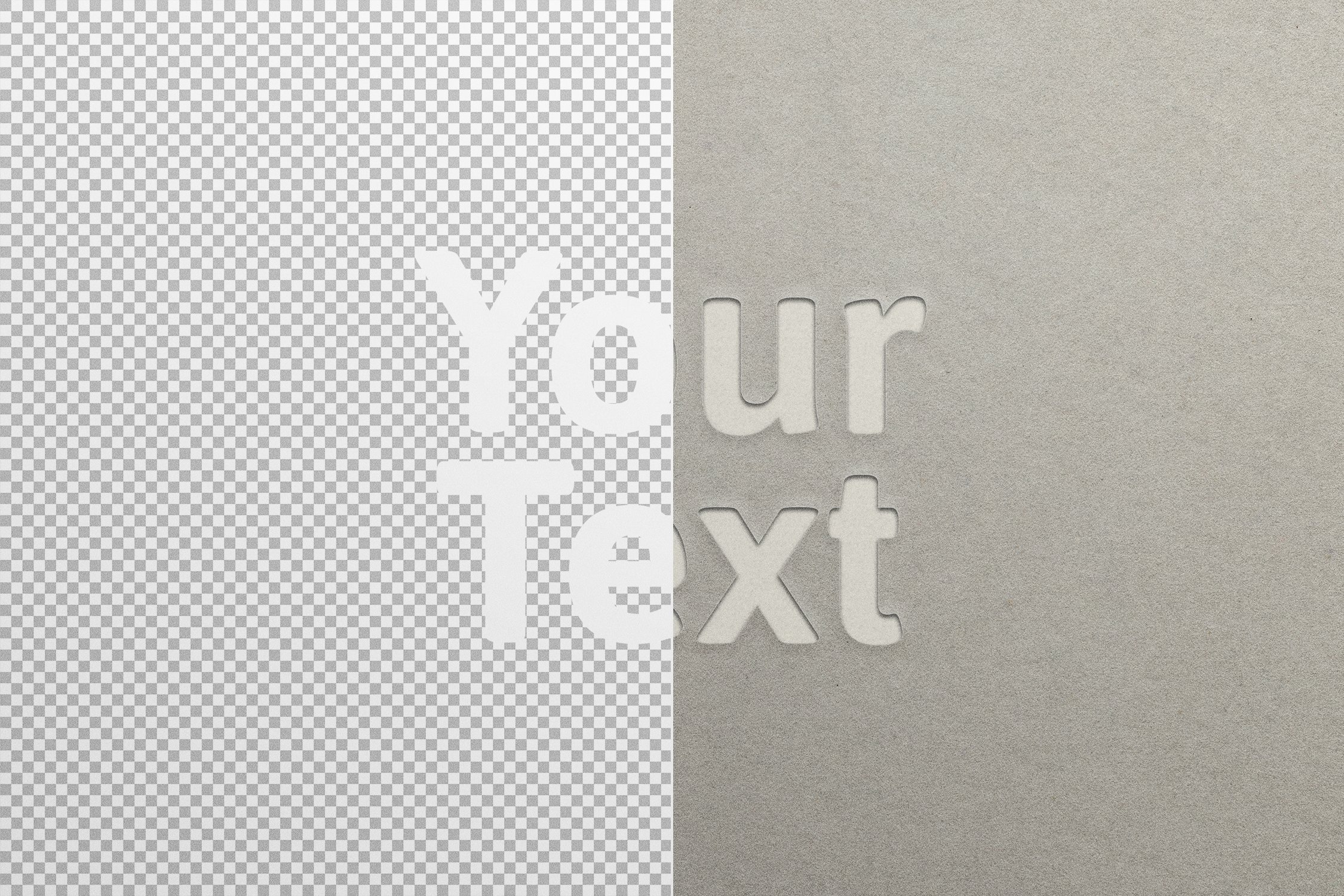 Paper Cutout Text Effectpreview image.
