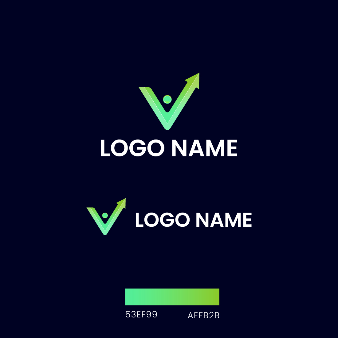 Digital Marketing Agency Logo / Letter V Logo preview image.