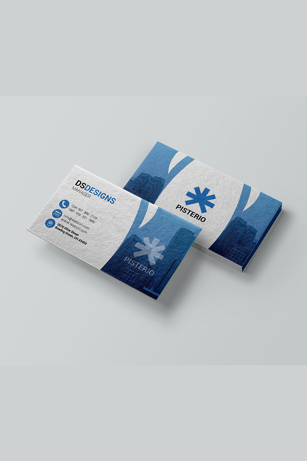 Gradient business card design ( Best for Professional businesses ) pinterest preview image.