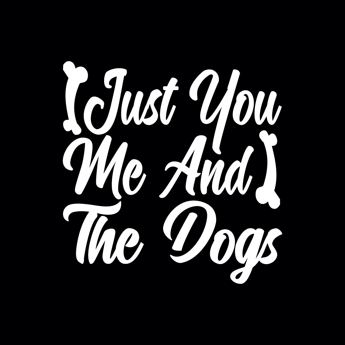 Dog Lover T-Shirt Design preview image.