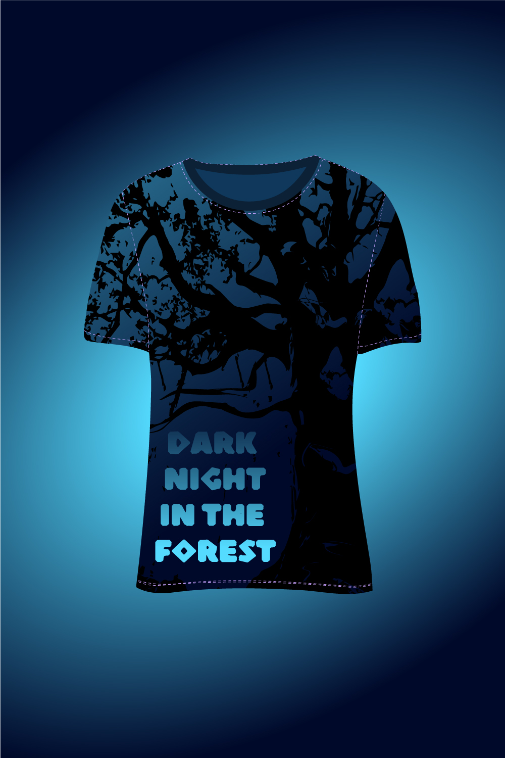 Even The Hidden One All Over Vintage gradient effect Vector t-shirt design pinterest preview image.