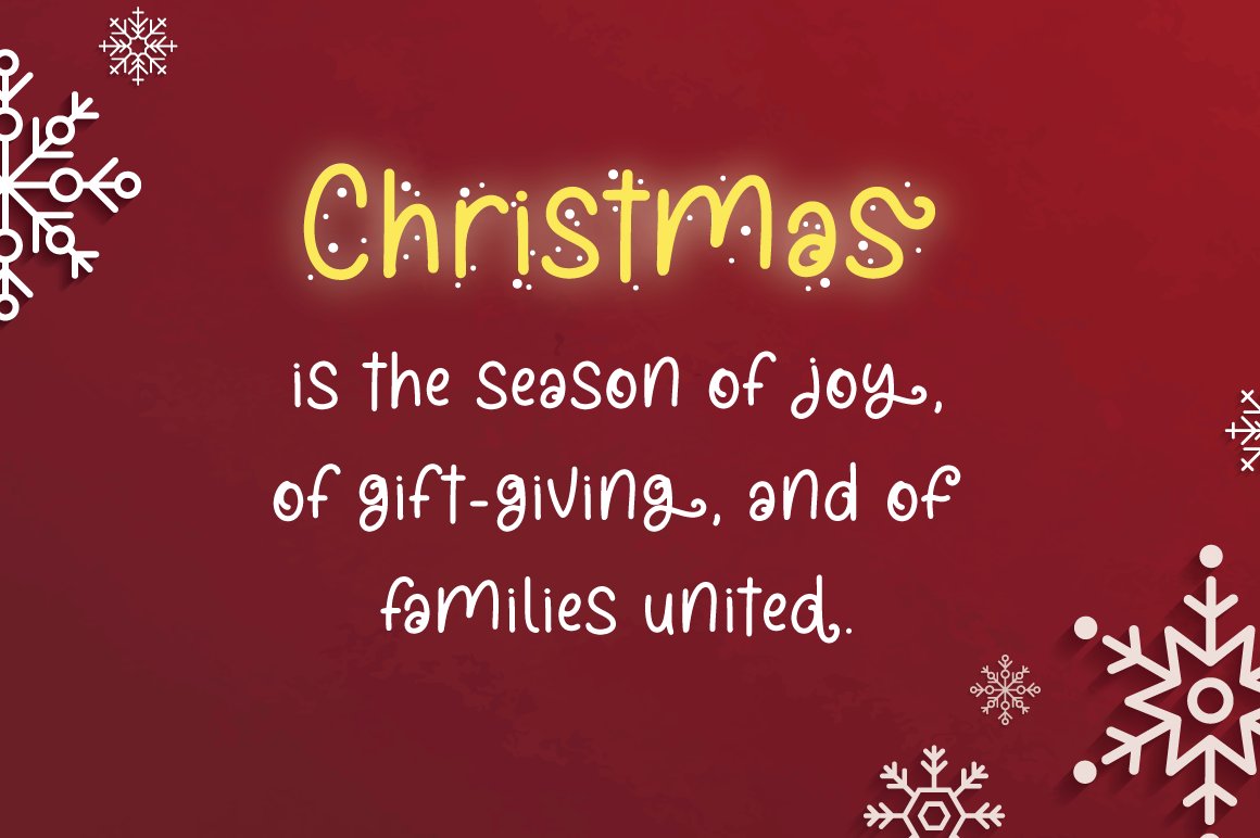 3 christmas season gift families quotes with snowflakes 973
