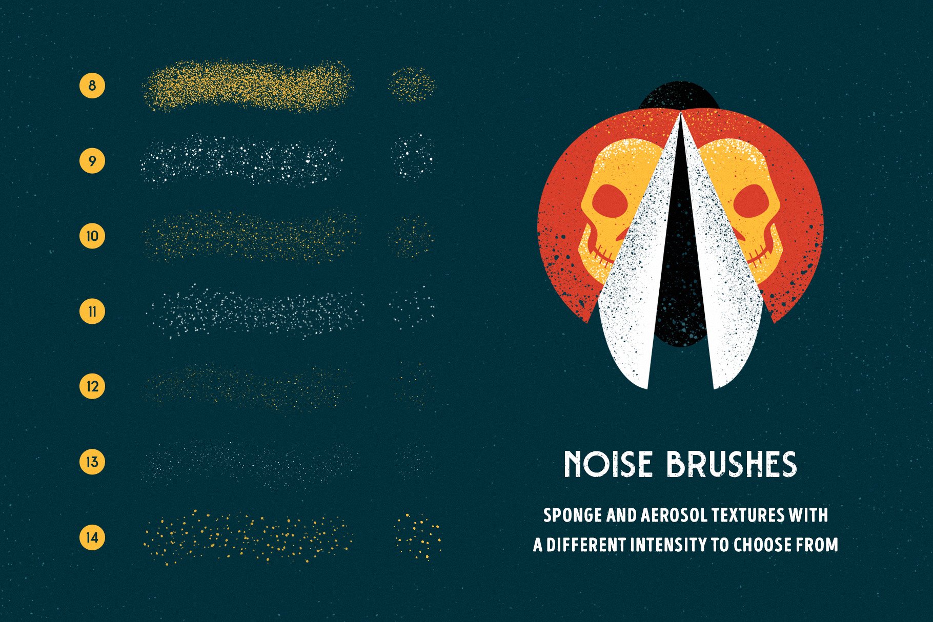 3 noise brushes 7