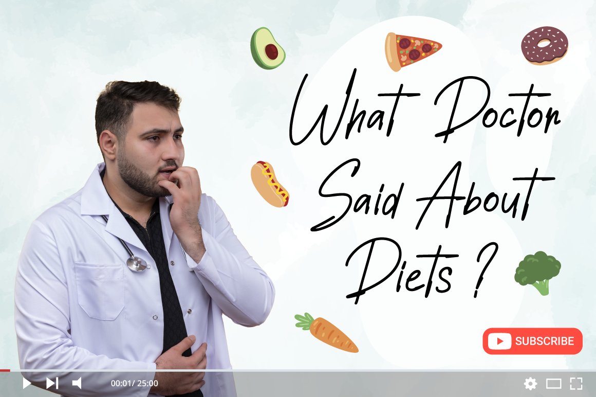 3 youtube thumbnail doctor said about diet 290