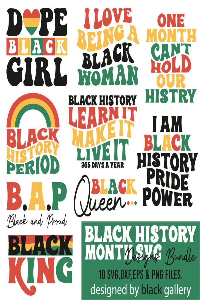 Black History Month SVG PNG EPS Bundle Vol.2 - MasterBundles
