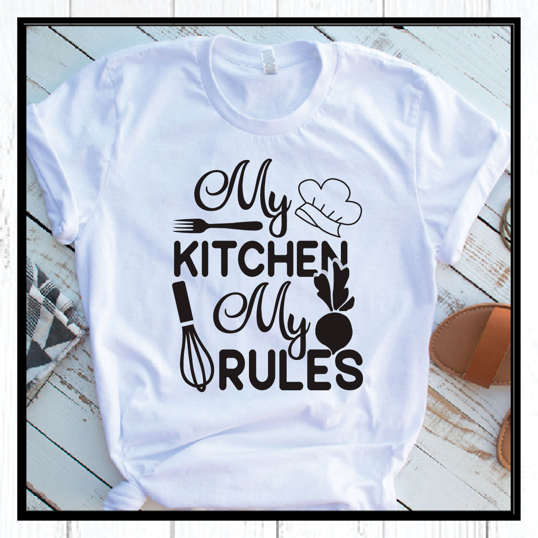 my kitchen my rules svg preview image.