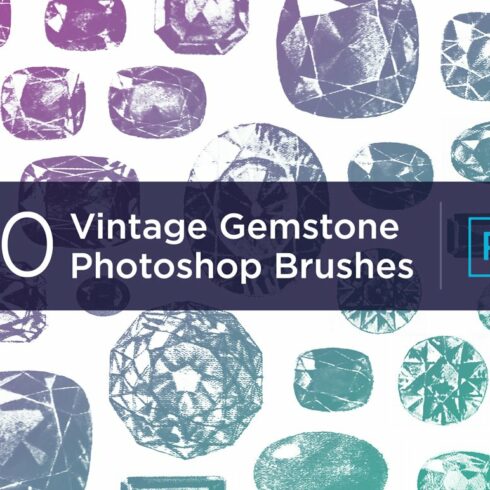 30 Vintage Gemstone PS Brushescover image.