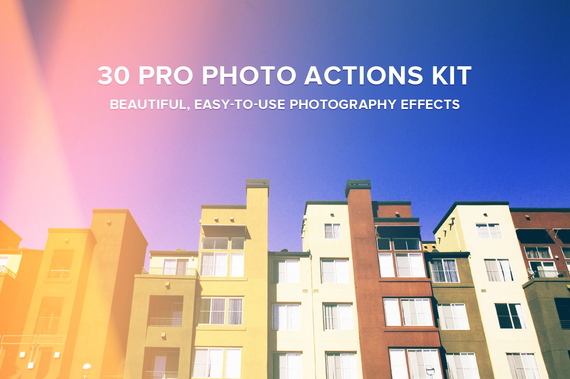 30 Pro Photo Actions Kitcover image.