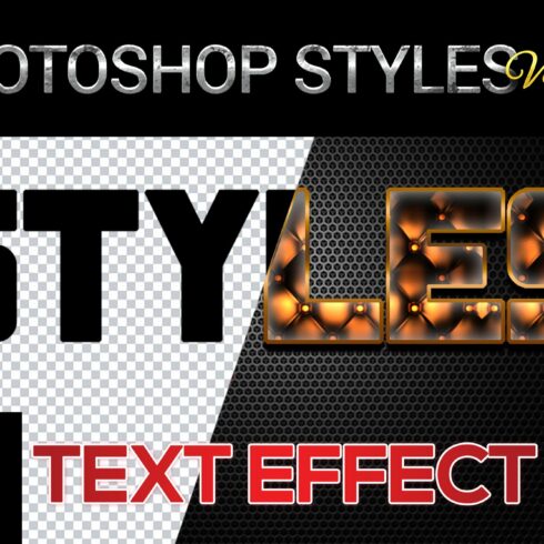 10 creative Photoshop Styles V301cover image.