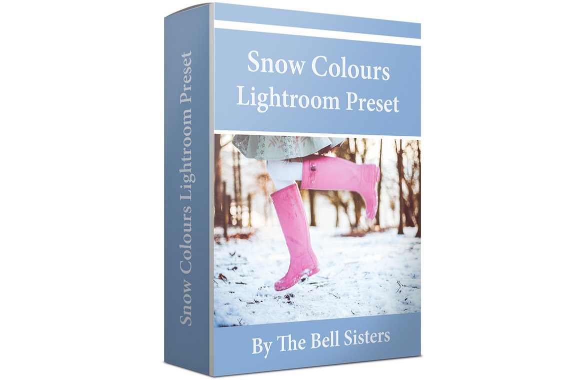 Snow Colours Lightroom Preset Packcover image.
