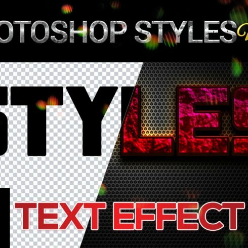 10 creative Photoshop Styles V31cover image.