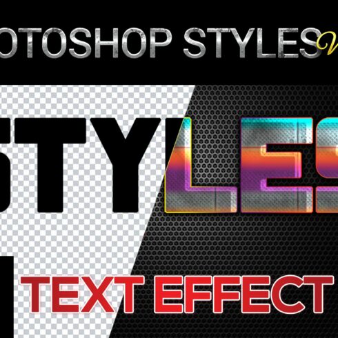10 creative Photoshop Styles V319cover image.
