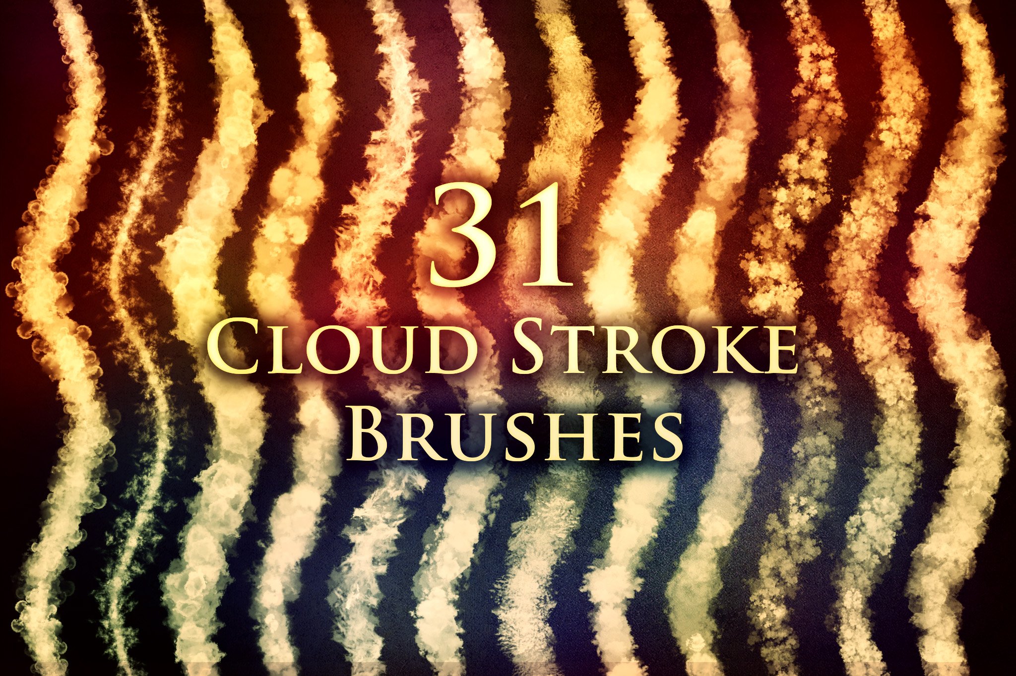 31 Cloud Stroke Brushescover image.