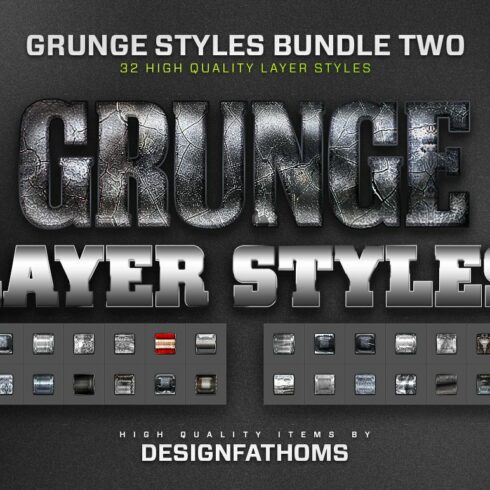 32 Grunge Styles Bundle 2cover image.
