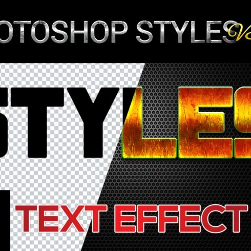 10 creative Photoshop Styles V323cover image.