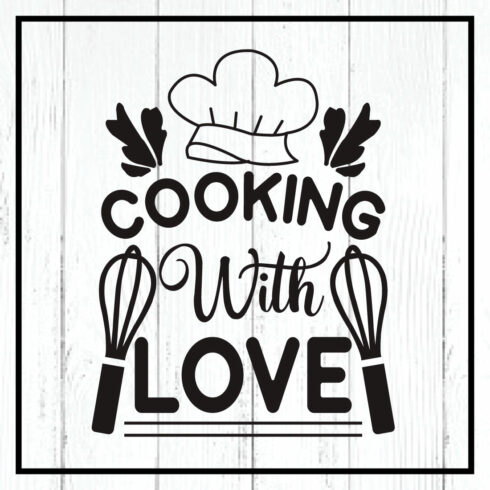cooking with love svg cover image.