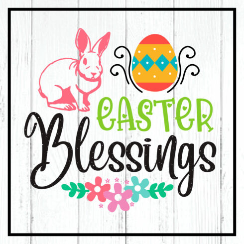 easter blessings svg cover image.