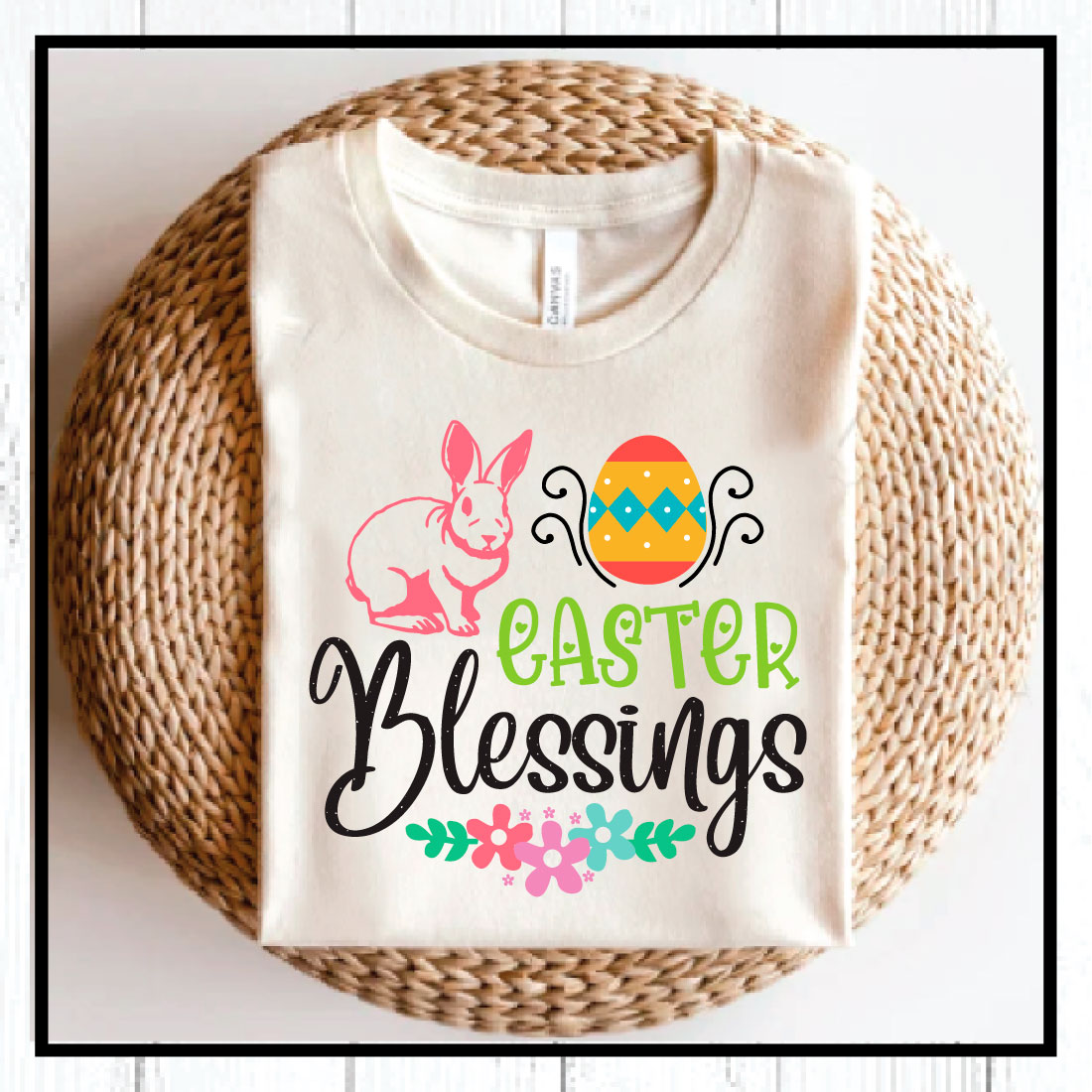 easter blessings svg preview image.