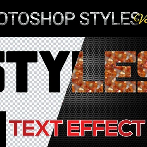 10 creative Photoshop Styles V343cover image.