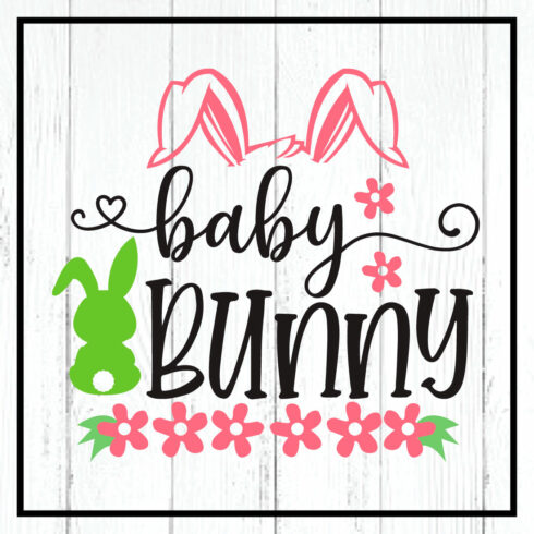 baby bunny svg cover image.