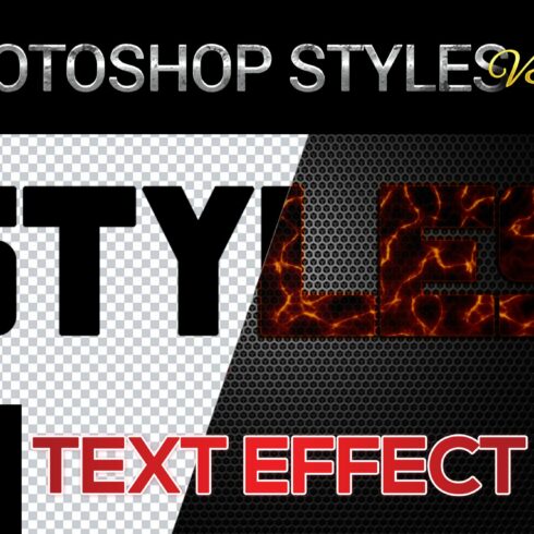 10 creative Photoshop Styles V350cover image.
