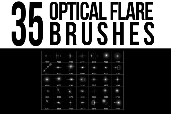 35 Optical Flare Brushescover image.