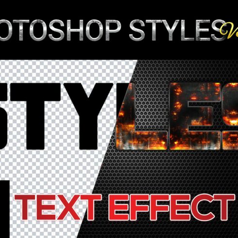 10 creative Photoshop Styles V369cover image.