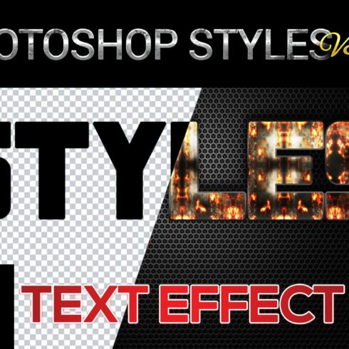 10 creative Photoshop Styles V373cover image.