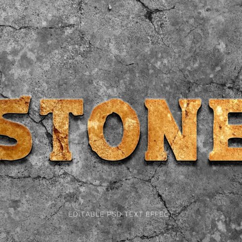 Stone Text Effectscover image.