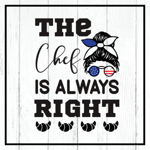 the chef is always right svg cover image.