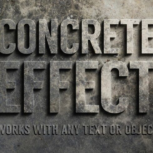 3D Concrete Text Effectcover image.