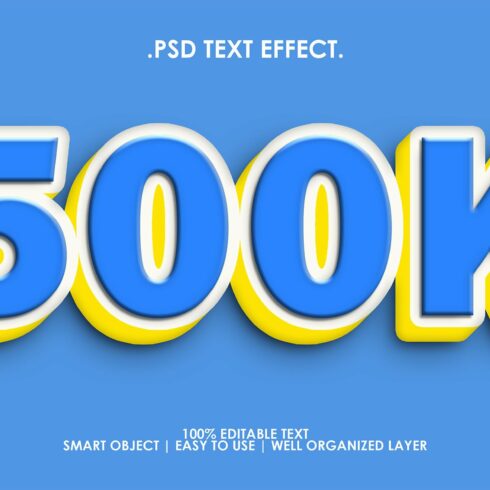 500K Text Style Effectcover image.